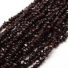 Natural Garnet Beads Strands G-P035-14-1