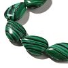 Synthetic Malachite Beads Strands G-I377-A05-4