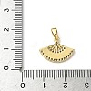 Brass Micro Pave Cubic Zirconia Pendants KK-I371-28G-03-3