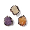 Natural Mixed Stone Pendants G-F739-09R-1