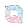 Transparent Epoxy Resin Pendants CRES-S364-002Q-1