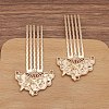 Alloy Hair Comb Finding PW-WG7CF42-03-1