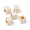 Rack Plating Brass Enamel Beads KK-B060-04G-04J-3