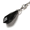 Natural Obsidian Dowsing Pendulum Big Pendants G-H286-03P-06-3