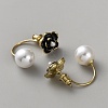 Alloy Flower Stud Earrings EJEW-WH0816-010G-A-2