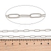 Brass Paperclip Chains KK-CBAC547-02P-2
