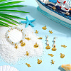 60Pcs 3 Styles Ocean Theme Alloy Pendants FIND-SC0012-44-4