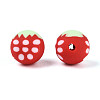 Fruits Theme Handmade Polymer Clay Beads CLAY-T022-04F-2