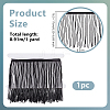 1 Yard Plastic Beaded Tassel Ribbon DIY-OC0013-14A-2