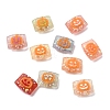 Halloween Frosted Transparent Resin Beads RESI-A048-01A-2