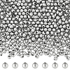 Unicraftale 1000Pcs 304 Stainless Steel Hollow Round Seamed Beads STAS-UN0050-64-1