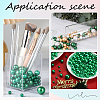 150Pcs 3 Styles Plastic Imitation Pearl Beads OACR-SP0001-69-5