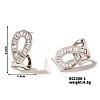 Elegant Geometric Stud Earrings with Shiny Diamonds for Women EU1323-1-1