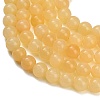 Natural Yellow Calcite Beads Strands GG-CBAA3AB-02-8mm-3