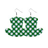 Saint Patrick's Day Imitation Leather Dangle Earrings FS-WG4E1C6-14-1