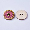 Printed Wooden Buttons WOOD-TAC0003-02B-2