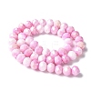 Electroplate Glass Beads Strands LAMP-S068-11J-2