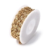 304 Stainless Steel Textured Dapped Chains CHS-G041-01G-3