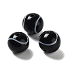 Sport Theme Opaque Resin Tennis Beads RESI-XCP0002-18-1