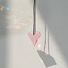 Glass Heart Suncatcher Hanging Ornaments PW-WGA6B84-02-1