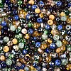 Picasso Baking Paint Glass Seed Beads SEED-N007-35-3
