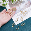 12Pcs Alloy Screw Carabiner Lock Charms FIND-UN0010-22G-4