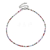 Glass Beaded Necklace NJEW-Z029-05U-1