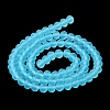 Transparent Glass Beads Strands EGLA-A044-T4mm-MD08-4