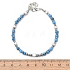 Adjustable 304 Stainless Steel Gemstone Beaded Bracelets FS-WG23DE2-12-1-2