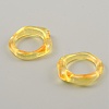 Candy Color Plastic Twist Wave Finger Ring for Women RJEW-WH0004-26E-2
