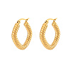304 Stainless Steel Hoop Earrings for Women KF1532-1