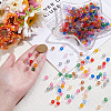 550Pcs 11 Colors Transparent Acrylic European Beads OACR-SP0002-22-3