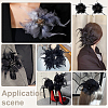 Feather & Gauze & Glass Ornament Accessories FIND-WH0367-90-5