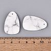 Synthetic Howlite Pendants G-Q601-38J-3