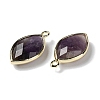 Natural Amethyst Pendants G-B009-01G-Q-2