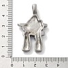 304 Stainless Steel Pendants STAS-Z098-10AS-3