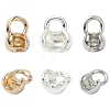 30Pcs 3 Styles Brass Cord End KK-CJ0004-40-1