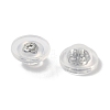 Long-Lasting Plated Brass Silicone Ear Nuts KK-K381-04P-2