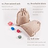 Burlap Packing Pouches Drawstring Bags ABAG-NB0001-01-4