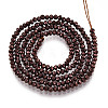 Electroplate Glass Beads Strands X-EGLA-F149-FP-08-2