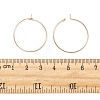 Ion Plating(IP) 316L Surgical Stainless Steel Hoop Earring Findings STAS-D164-01RG-4