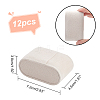 Lint Cloth Bracelet Pillow Jewelry Displays BDIS-WH0008-03A-10