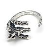 Adjustable Alloy Cuff Finger Rings RJEW-S038-037-2