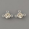 Brass Pave Clear Glass Chandelier Component Links FIND-WH0152-919S-1