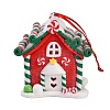 Christmas House PVC Pendant Decorations HJEW-003-02C-1