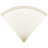 40Pcs Ring Shaped Steel Wire Name Card Clip Holder AJEW-CN0006-50-7
