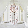 Iron & Brass & Crystal Glass Sun Catcher Pendants HJEW-K049-04A-1