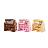 Opaque Resin Imitation Food Cabochons CRES-A064-02-1