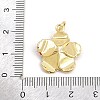 Brass Micro Pave Clear Cubic Zirconia Pendants LS-KK-CBADB87-14B-G-3