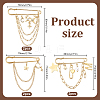 6Pcs 3 Stylesc Alloy Safety Pins JEWB-HY0001-66A-2